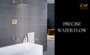 Elixir Gold Overhead Shower with Silicone Nozzles