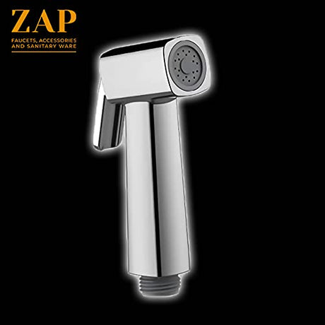 ZAP Stainless Steel Health Faucet Set | Handheld Toilet Bidet Sprayer with Hose & Wall Hook | Adjustable Pressure | Leak-Proof | Easy DIY Installation | Multipurpose Use Visit th