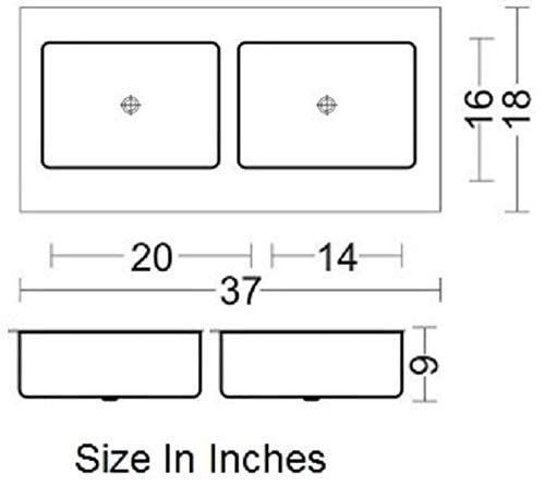 ZAP Deluxe Matte Finish SS-304 Grade Double Bowl Kitchen Sink – 36x20x10 Inch | 2.5 mm Thick Stainless Steel Sink for Modular Kitchens | Noise Reduction | Easy Drainage | Rust-Resistant
