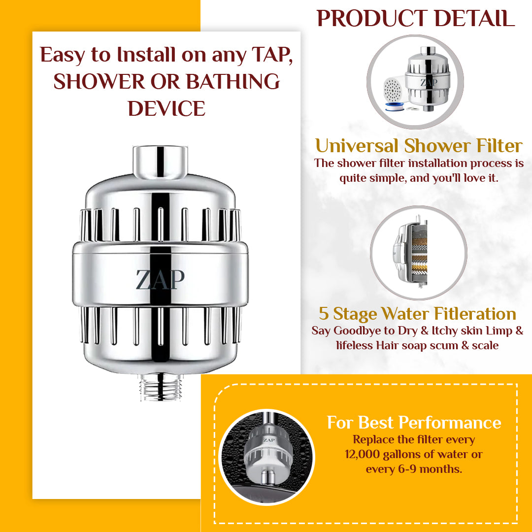 3271 Shower & Tap Hard Water Filter