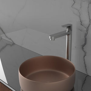 ZAP Ocean Series Brass Pillar Cock Tap 11-Inch Tall | Rose Gold Finish Bathroom Faucet | Hot and Cold Water Tap for Wash Basin, Sink, Vanity | Stylish & Durable Visit the ZAP Store
