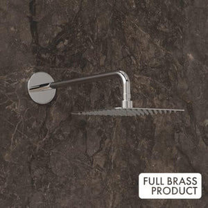 Elixir 2-in-1 Full Brass Wall Mixer Tap with Overhead Shower