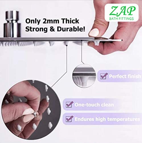 Geo Wall-Mounted Mixer Tap with Overhead Shower