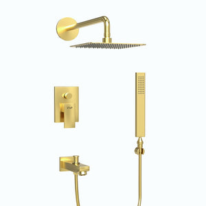 Elixir Gold Diverter with shower set