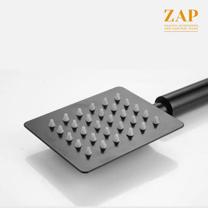 Zap Ultra ZX 3452 Stainless Steel Handheld Shower | Square Design with Chrome Finish and High Pressure (Only Hand Shower)