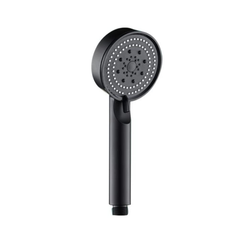 ZAP | 9-Inch High Pressure Handheld Shower | 5 Spray Modes | Multi-Functional Water Flow | With 1.5m Shower Hose Pipe | Sleek Black Finish | Bathroom Hand Shower
