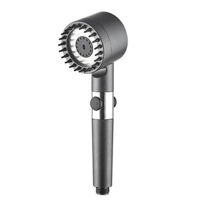 Black Filtered Handheld Shower – 3 Spray Modes with Pause Switch