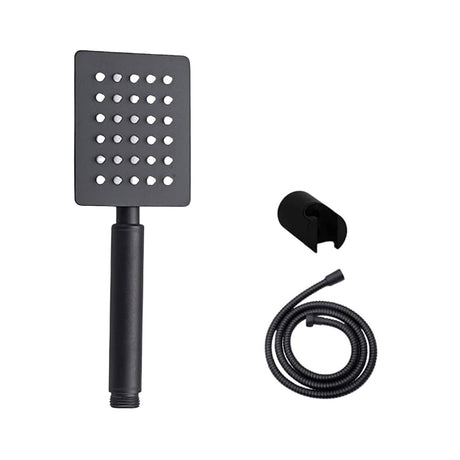 Zap Ultra ZX 3452 Stainless Steel Handheld Shower | Square Design with Chrome Finish and High Pressure (With Hose Pipe)