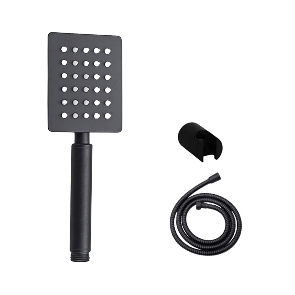 Ultra ZX 3452 Stainless Steel Handheld Shower | Square Design with Chrome Finish and High Pressure (With Hose Pipe)