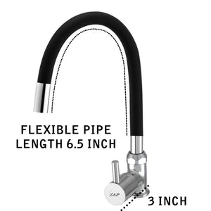 Pluto Kitchen Sink Tap with Flexible Silicone Swan Neck