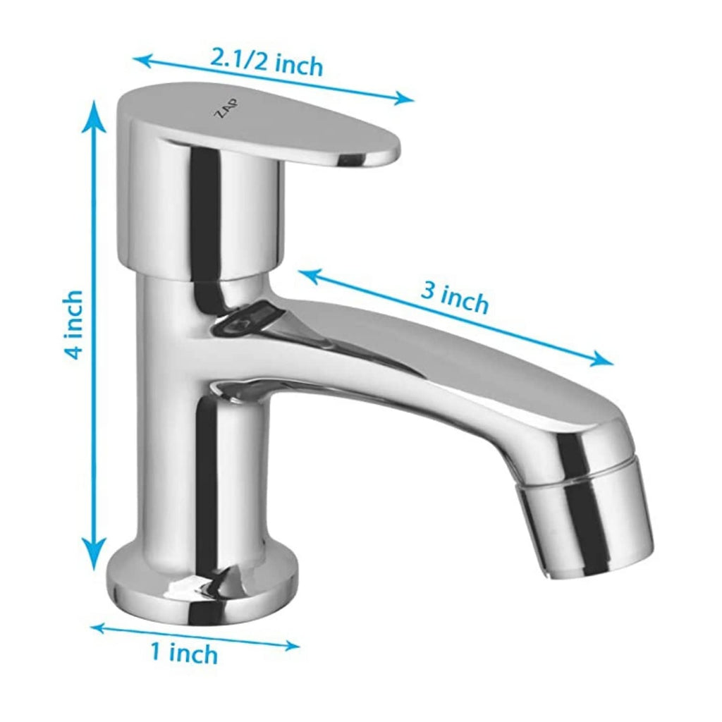 Brezza Series Combo of One 2 in 1 Wall Mixer, 1 Pillar Cock, 1 Long Body Tap, One 2 in 1 Bib Cock, 2 Angle Cock and 1 Health Faucet(Bathroom Accessories, Bath & Shower System)