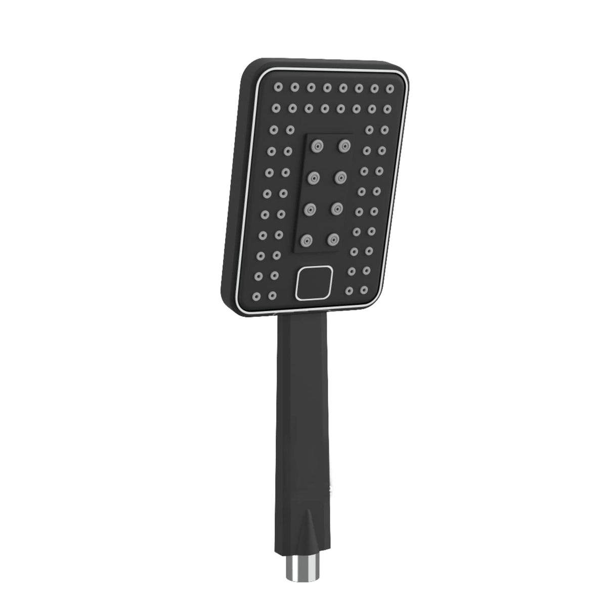 ZAP FX6543 | Hand Shower | Flexible Silicone Nozzles | Stainless Steel Finish | Lightweight | Great Grip | Precise Water Flow | Multi-Flow Spray | High Pressure