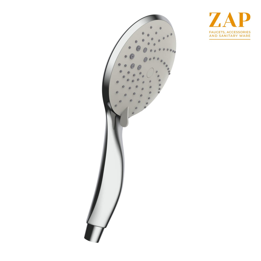 Zap Ultra FX2123 Hand Shower With Silicone Free Nozzles, Stainless Steel Finish, Lightweight, Great Grip, Precise Water Flow(Ultra Modern Sleek, Rain, Massage, Rain & Soft Spray)