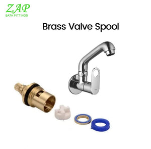 ZAP Geo Heavy Wall-Mount Kitchen Sink Tap | Chrome Finish | Easy-to-Use Brass Sink Cock for Home & Kitchen