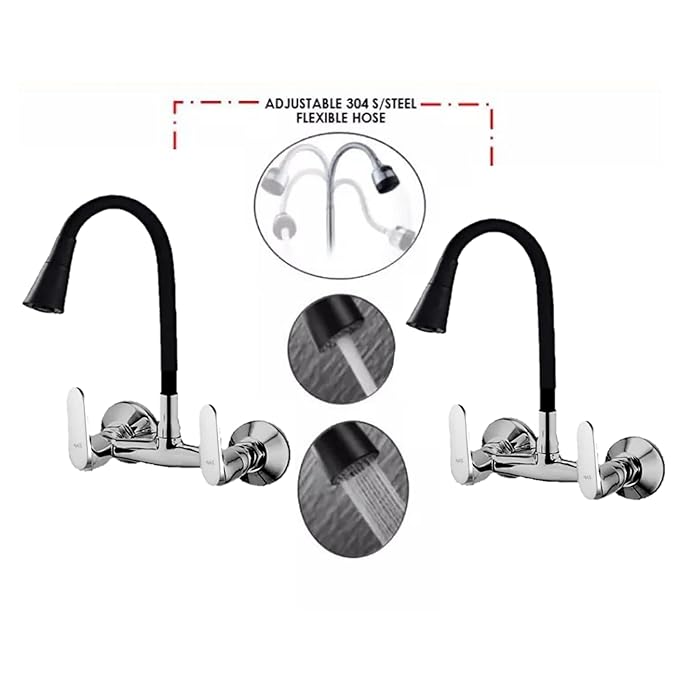 Opel Brass Kitchen Wall Mixer Tap