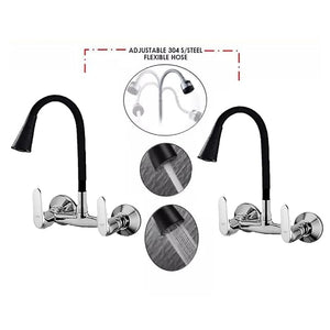 Opel Brass Kitchen Wall Mixer Tap