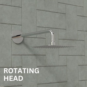 Continental 2 in 1 Wall Mixer With Overhead Shower Set