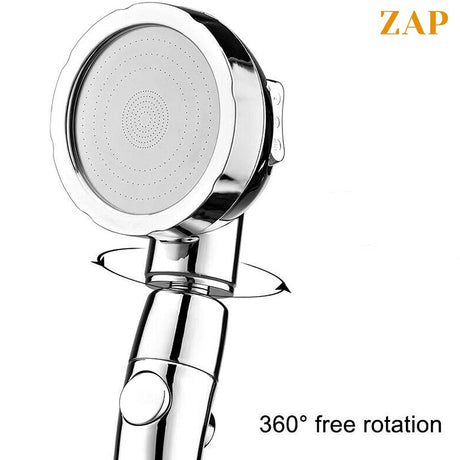 Exotic 3-Mode High-Pressure Hand Shower Set with Hose Pipe