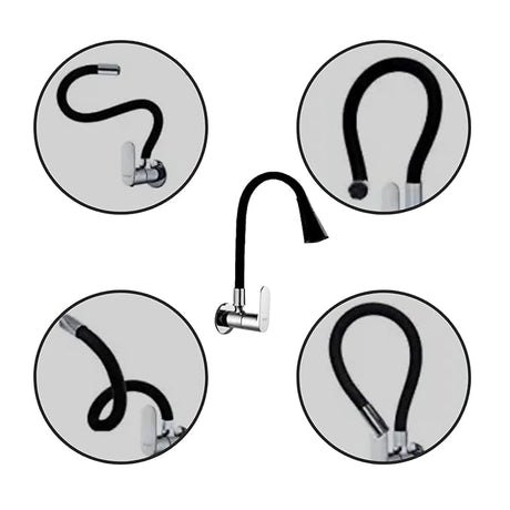 Opel Brass Kitchen Wall Mixer Tap