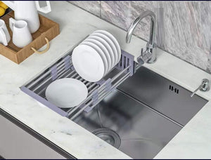 ZAP Spacious Single Bowl Kitchen Sink 18x16x10 Inches | Thick Stainless Steel | Satin Finish | Includes Steel Waste Coupling, Waste Pipe & Sink Drainer Basket | Stain Resistant