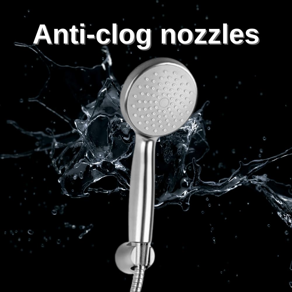 ZAP Ultra SH 1386 Overhead and Hand Shower Combo – Chrome Finish Dual Shower Head System | Multi Spray Modes | Spa-Style Rain Shower | Easy Installation | Bathroom Shower Set