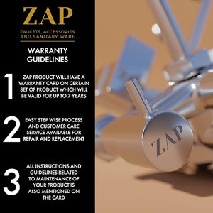 ZAP Skoda Full Brass Wall Mixer with Hand Shower | Chrome Plated Bathroom Fitting with Complete Screw Set | Durable & Stylish Bath Mixer Tap