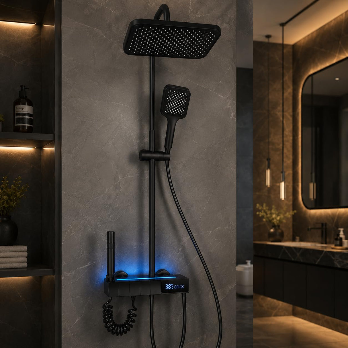 ZAP Elixir Series 7324 Thermostatic Shower Panel