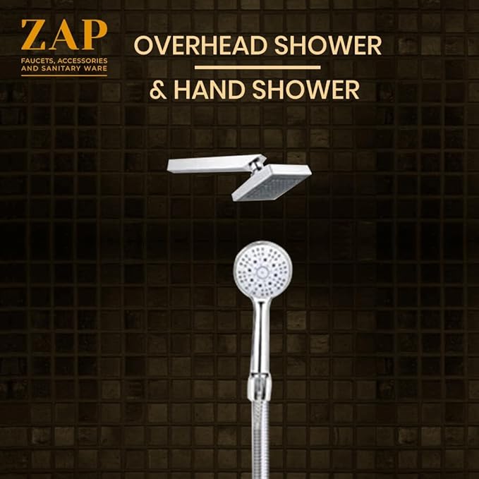 Turbo 3-in-1 Brass Wall Mixer Set