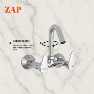 ZAP Brezza 2132  Sink Mixer Brass Tap