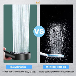 Exotic Deluxe 9-Inch Black Handheld Shower