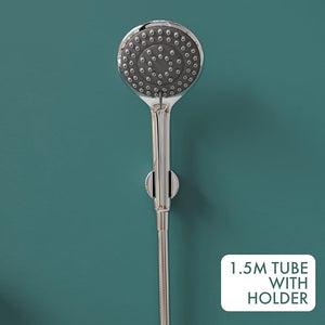 SKODA 3 in 1 Wall Mixer With Shower Arm, Hand Shower & Shower Head