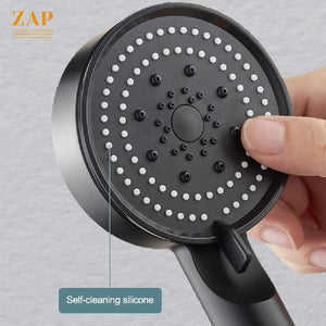 Exotic Deluxe 9-Inch Black Handheld Shower
