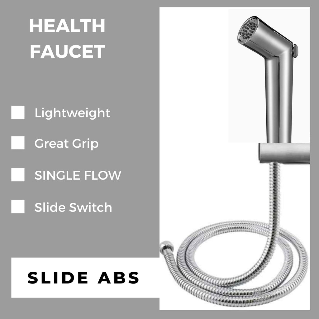 Ultra DX 3215 Health Faucet Single Flow and Slide Switch for Bathroom/Jet Spray for Toilet(Light Weight, Great Grip, Precise Flow)