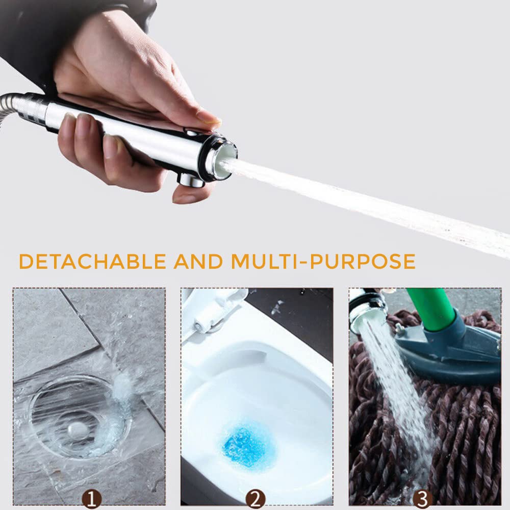 Exotic 3-Mode High-Pressure Hand Shower Set with Hose Pipe