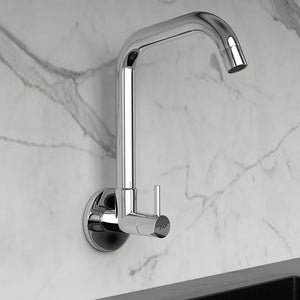 Elixir Chrome Brass Finish Kitchen Sink Tap with 360° Swivel Spout
