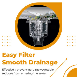 Zap Kitchen Sink Single Bowl 20x17 cm Silver Matt Finish | 304 Stainless Steel | Includes Sink Drainer Basket, Steel Waste Coupling & Waste Pipe | Smooth Drainage & Durable Design