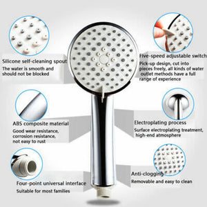 Delta 5-Mode High-Pressure ABS Hand Shower