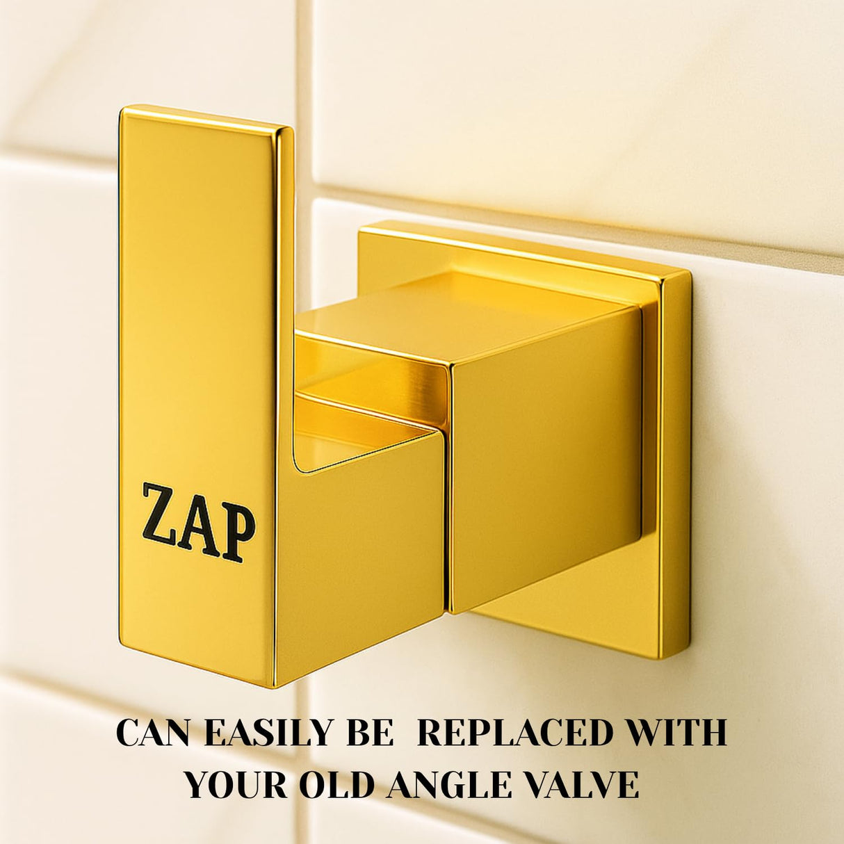 Skoda Angle Valve Gold square suitable for bathroom and kitchen
