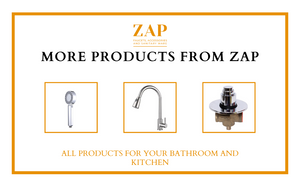 Elixir Gold Overhead Shower with Silicone Nozzles
