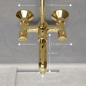#Model Name_Elixir Gold Wall Mixer Faucet