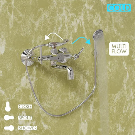 Terrim Series 2-in-1 Wall Mixer with Hand Shower