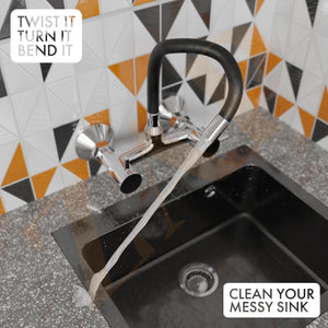 Elixir Single Flow Sink Mixer Flexible Silicone Spout Tap