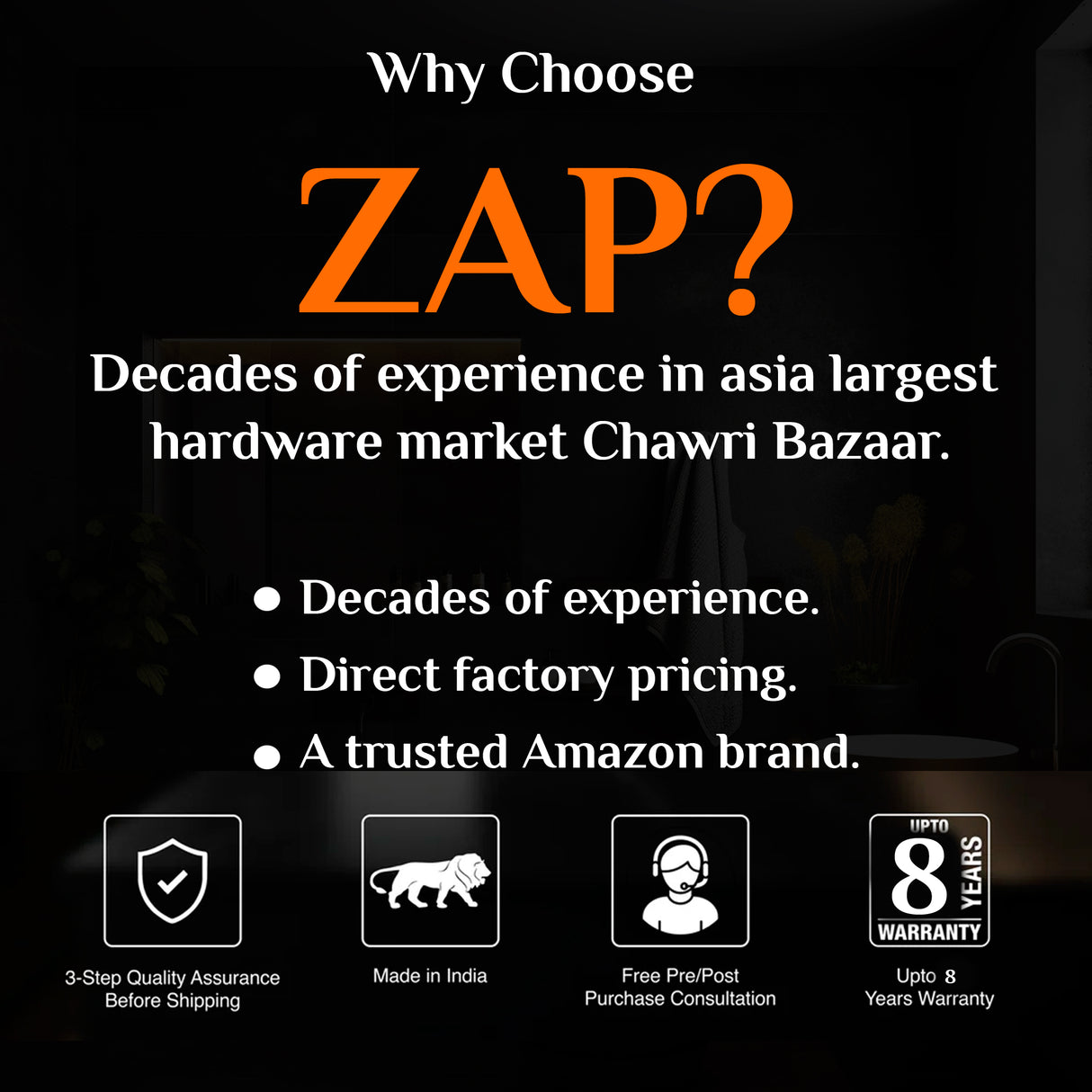 Opel Black Brass Dual-Flow Flexible Sink Tap