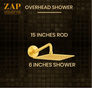 Elixir Gold 3-in-1 Mixer Tap with Shower Set