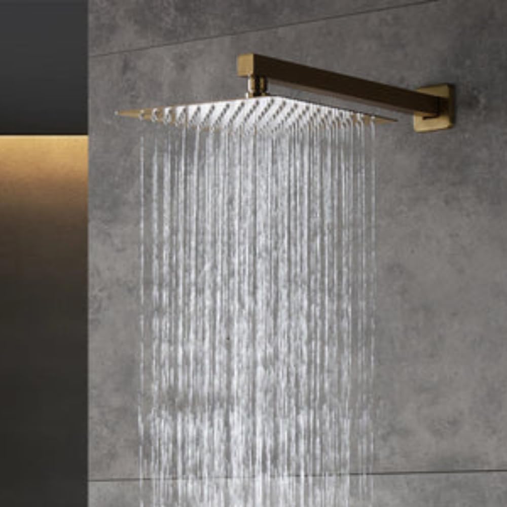 Elixir Gold 360 Degree Rotation Overhead Shower