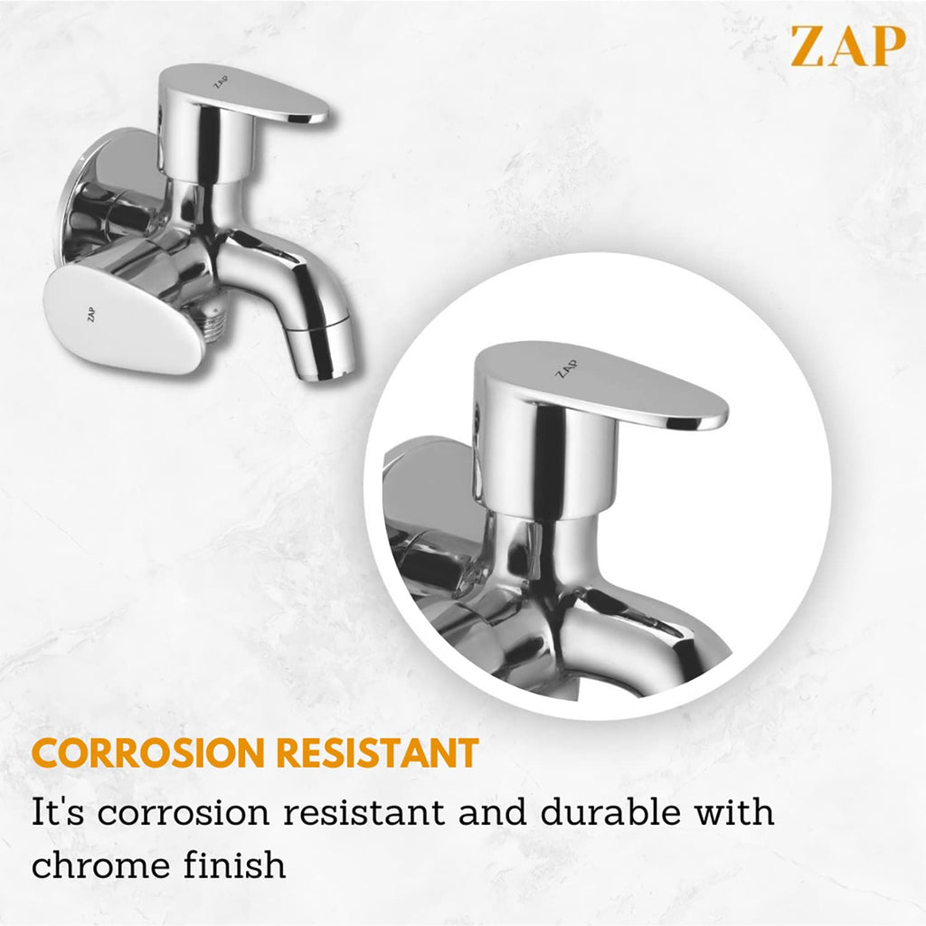 Combo of Ultra ZX 1034 Health Faucet for Bathroom and Prime Two in one Bip Cock Tap/Connect for Hoses for Watering, Washing The car, Gardening
