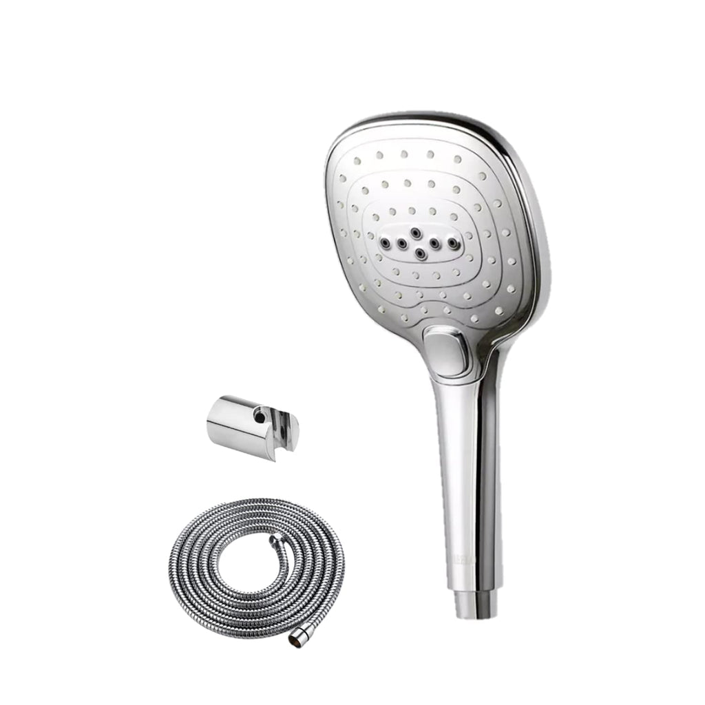 Arrow Series Hand Shower with Flexible Hose Pipe and Wall Hook for Bathroom