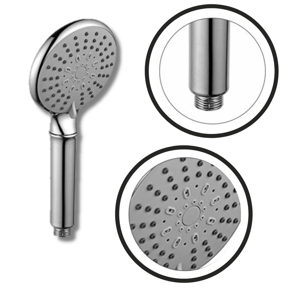 5 Flow Function Hand Shower, ABS & Chrome Finish Only Hand Shower ( Without Hose & Bracket) Set of (1)