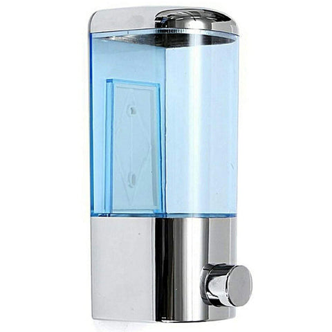 Plastic Mirror Finish Soap Dispenser Shower Lotion Gel Conditioner Liquid Shampoo Pump (500 ML)