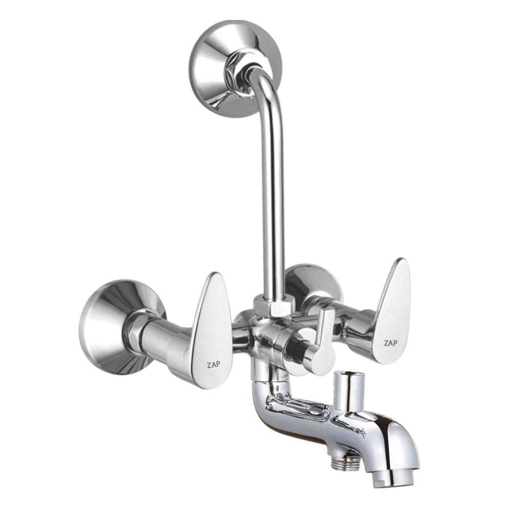 Brezza Brass 3-in-1 Wall Mixer with Overhead Shower Provision